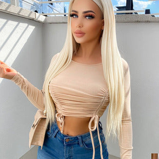 2025 cross-border autumn and winter new women's clothing Amazon European and American fashion leopard print long sleeve sexy slim dress