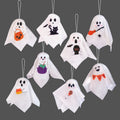 Halloween Props Haunted House Bar KTV Ghost Hanging Ghost Small Hand Puppet Hanging Ghost Color Hanging Ghost Decoration Props