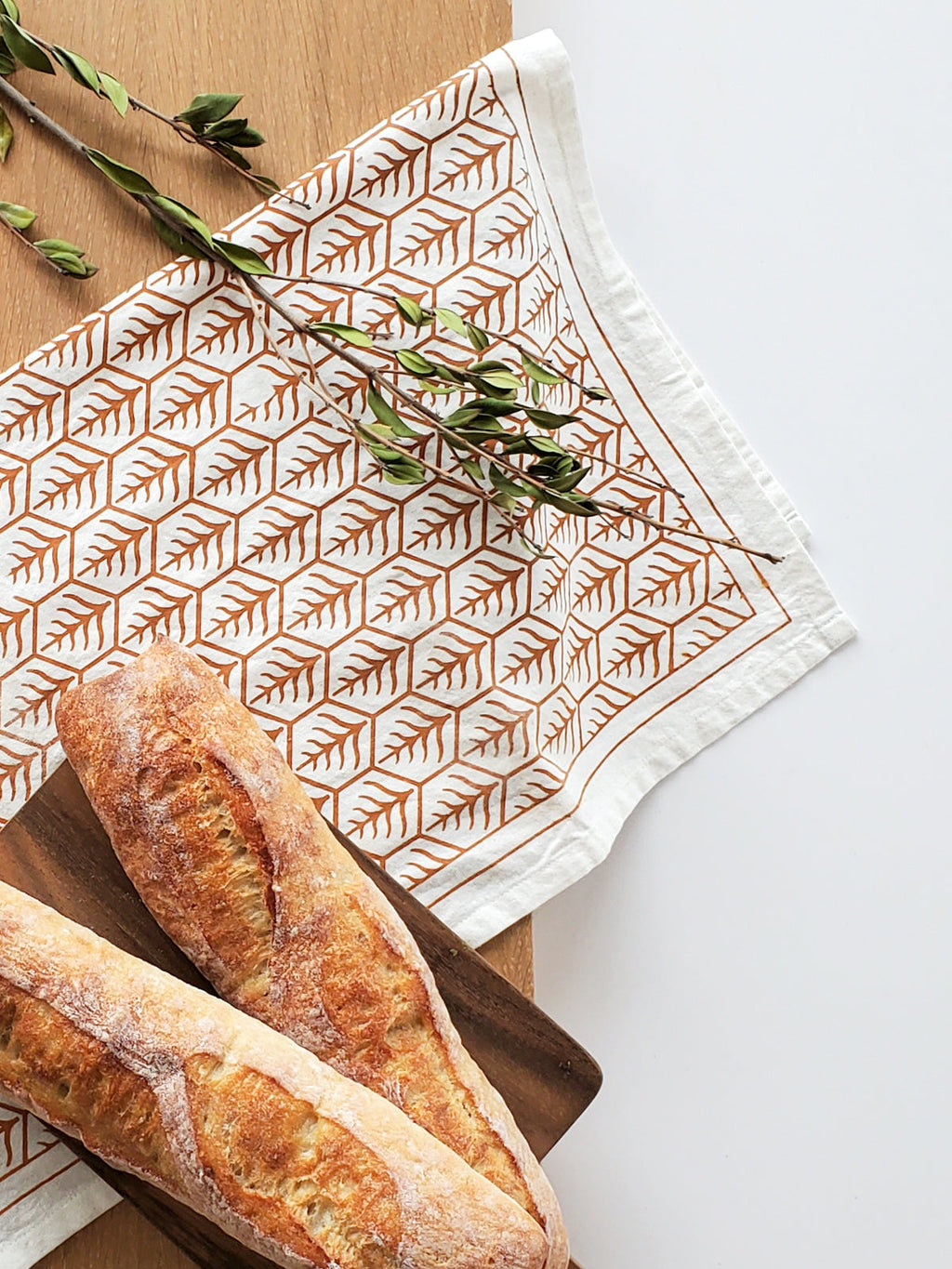 Hand Screen Printed Tea Towel
