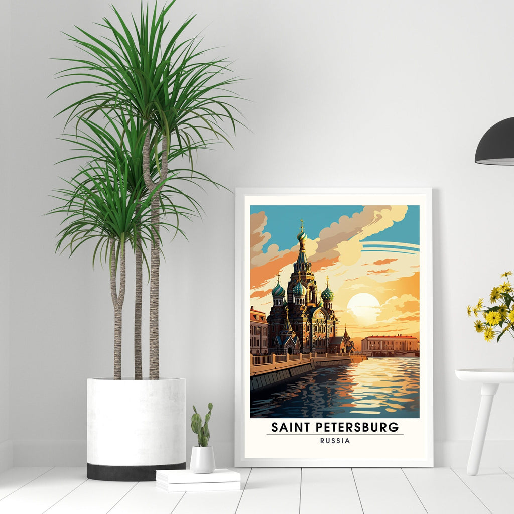 Impression Saint Pétersbourg | Poster de voyage Saint Pétersbourg, Russie-1