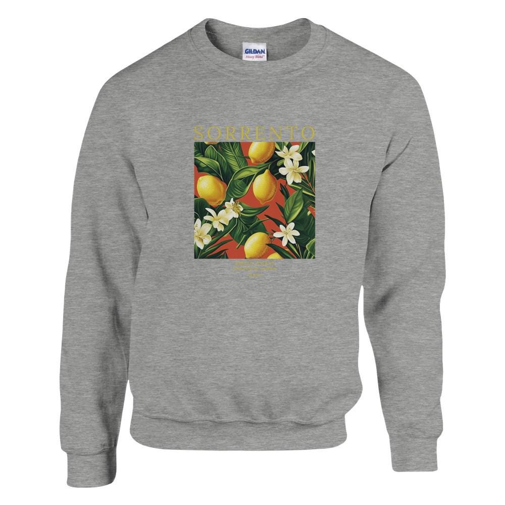 Sorrento Lemon Unisex Sweatshirt | Italy-Inspired Design | 10 Colors
