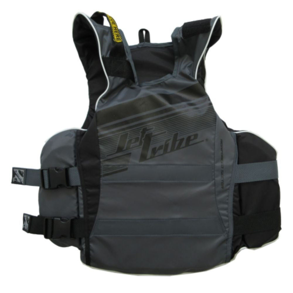 CE Pivot Vest | Grey / Black | Europe CE Certified | Side-Entry Jet Ski Vest