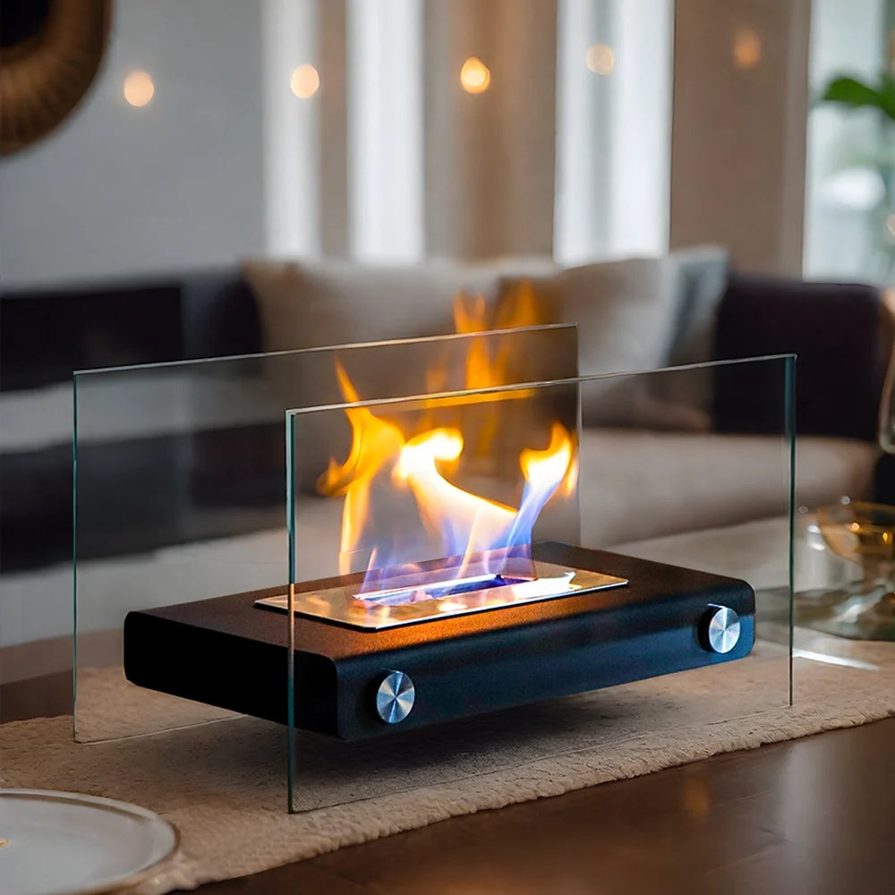 14" L Portable Tabletop Fireplace-3